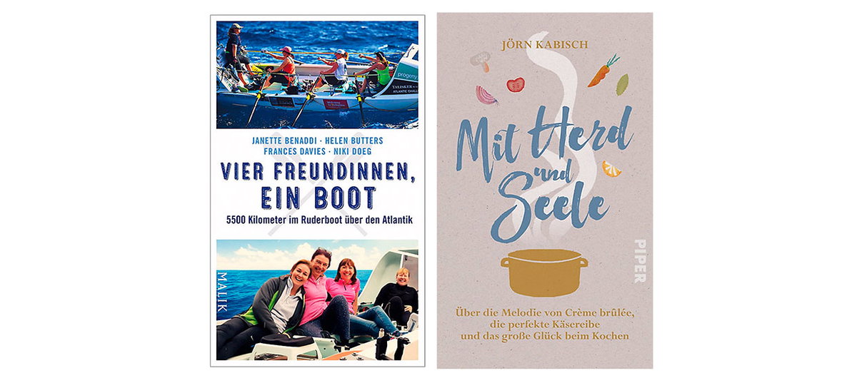 Podcast-Buchvorstellung: „Vier Freundinnen, ein Boot“  und „Mit Herd und Seele“
