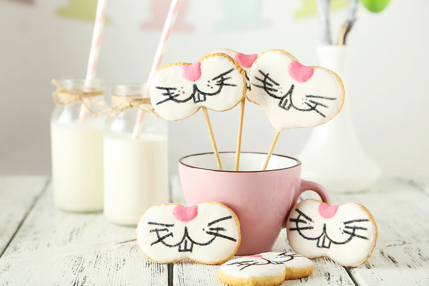 Süße Hasenschnuten: Schnelle Mürbeteigplätzchen für Ostern
