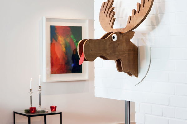 DIY-Anleitung: Wanddekoration Elmo, der Elch